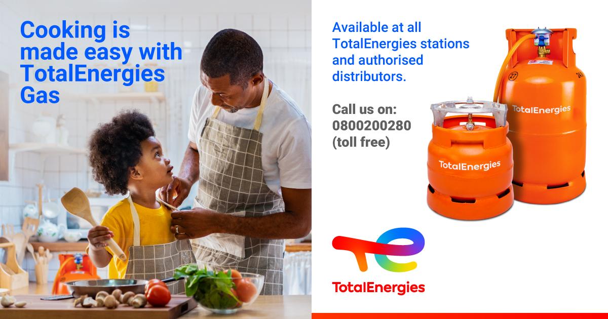 Cooking Made Easy with TOTAL gas
